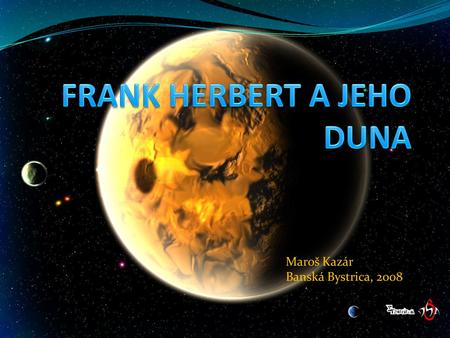 FRANK HERBERT A JEHO DUNA