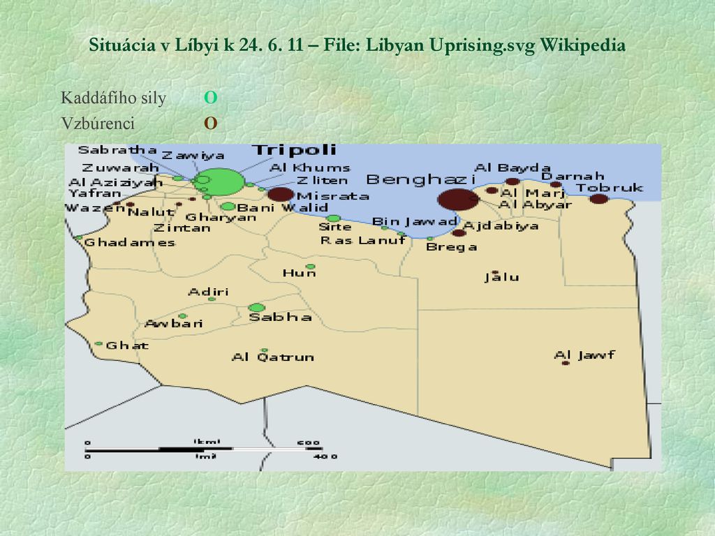 Situácia v Líbyi k – File: Libyan Uprising.svg Wikipedia