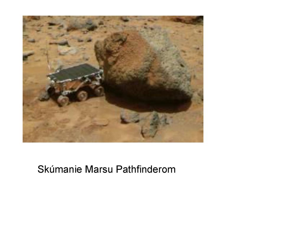 Skúmanie Marsu Pathfinderom