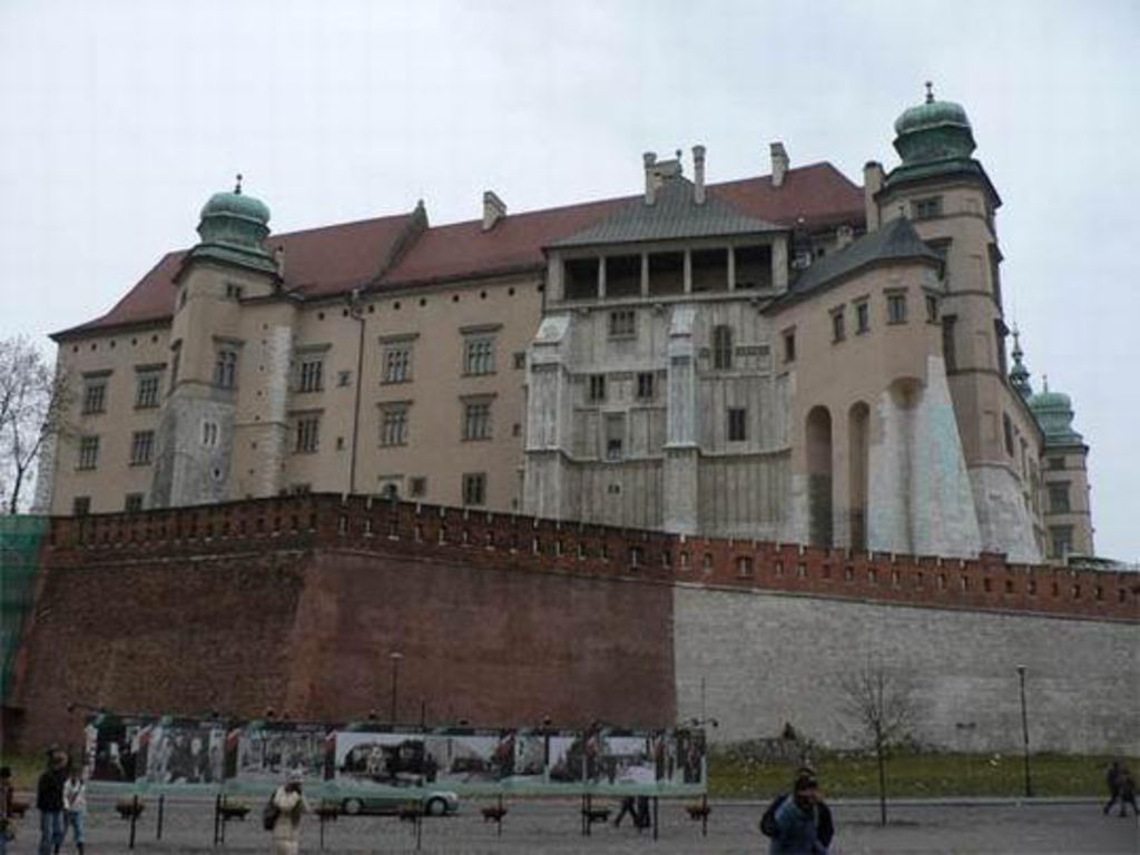 Hrad Wawel v Krakove. Spolu s katedrálou sv