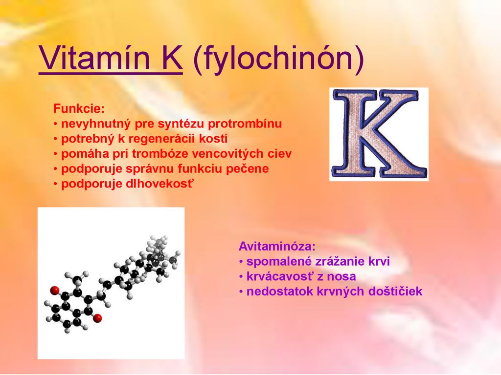 Vitamín K (fylochinón)