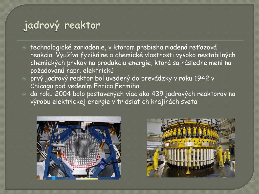 jadrový reaktor