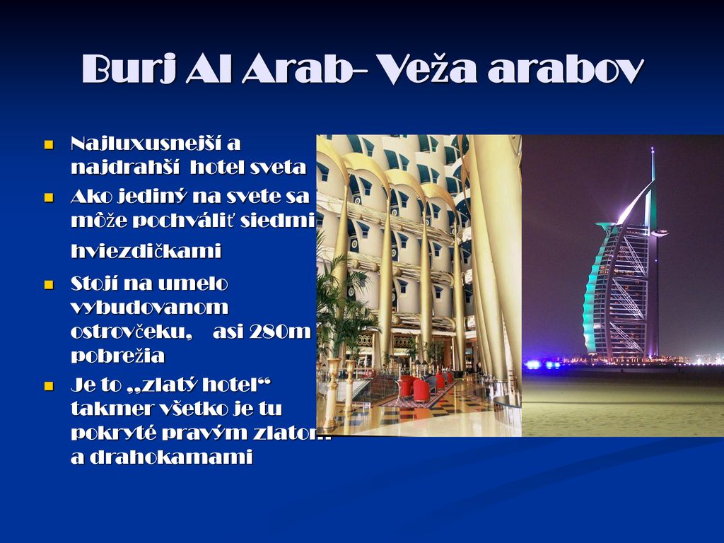 Burj Al Arab- Veža arabov