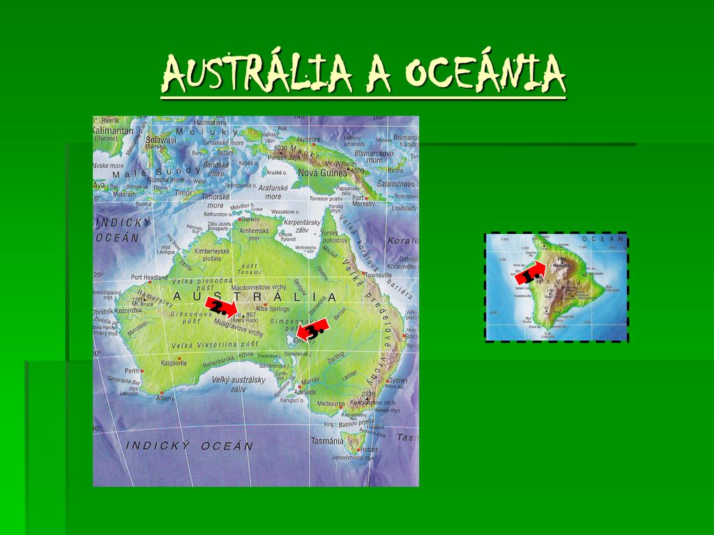 AUSTRÁLIA A OCEÁNIA