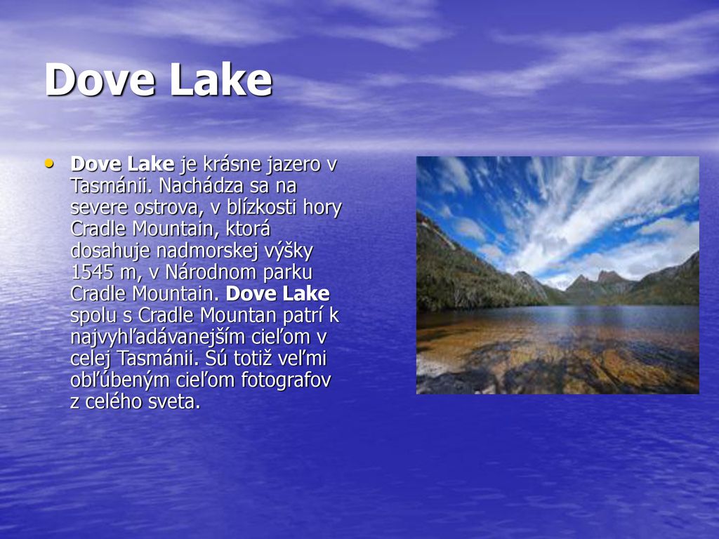 Dove Lake