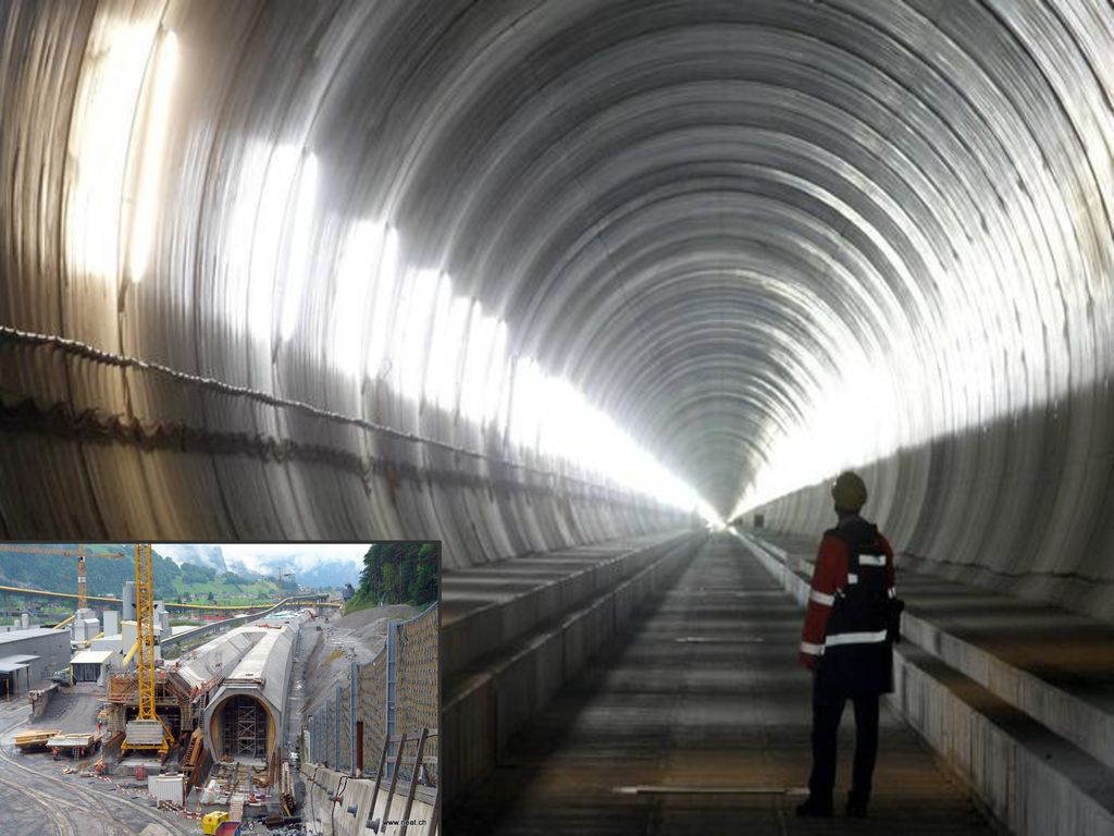 Gotthardský tunel je už druhým základňovým tunelom vo Švajčiarsku