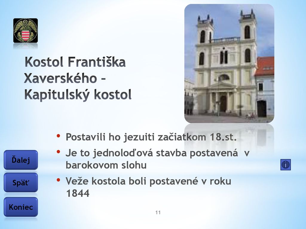 Kostol Františka Xaverského – Kapitulský kostol