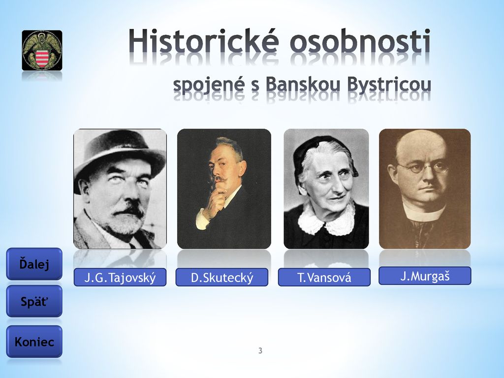 Historické osobnosti spojené s Banskou Bystricou