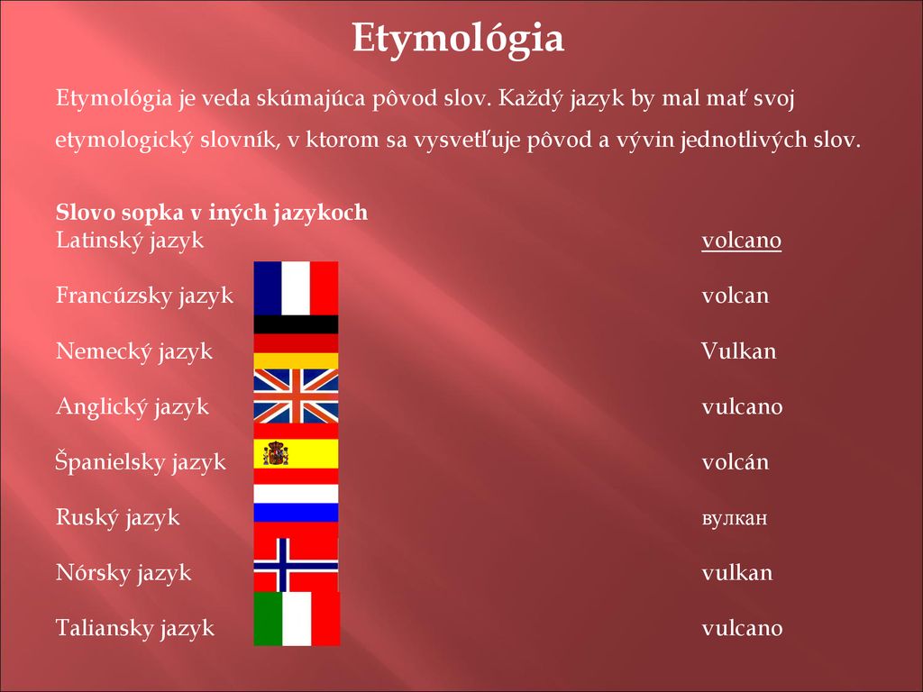 Etymológia