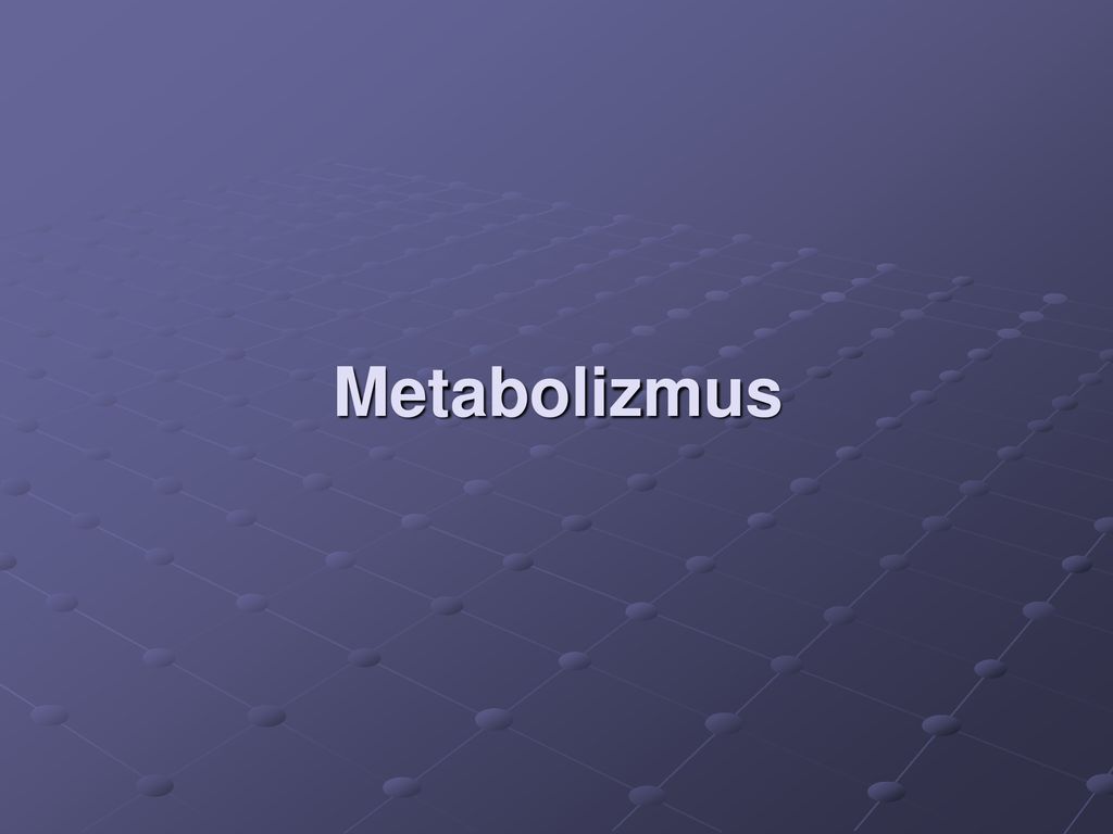 Metabolizmus