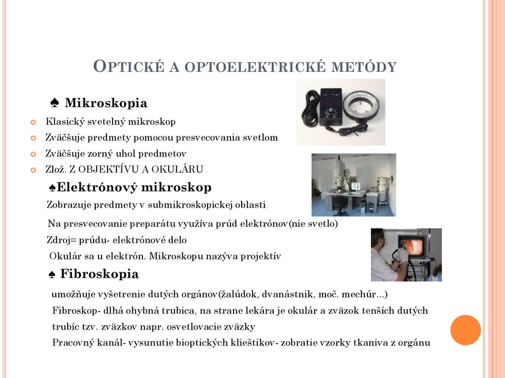 Optické a optoelektrické metódy